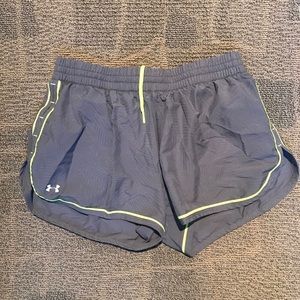 Under Armour Grey Pattern Athletic Running Shorts